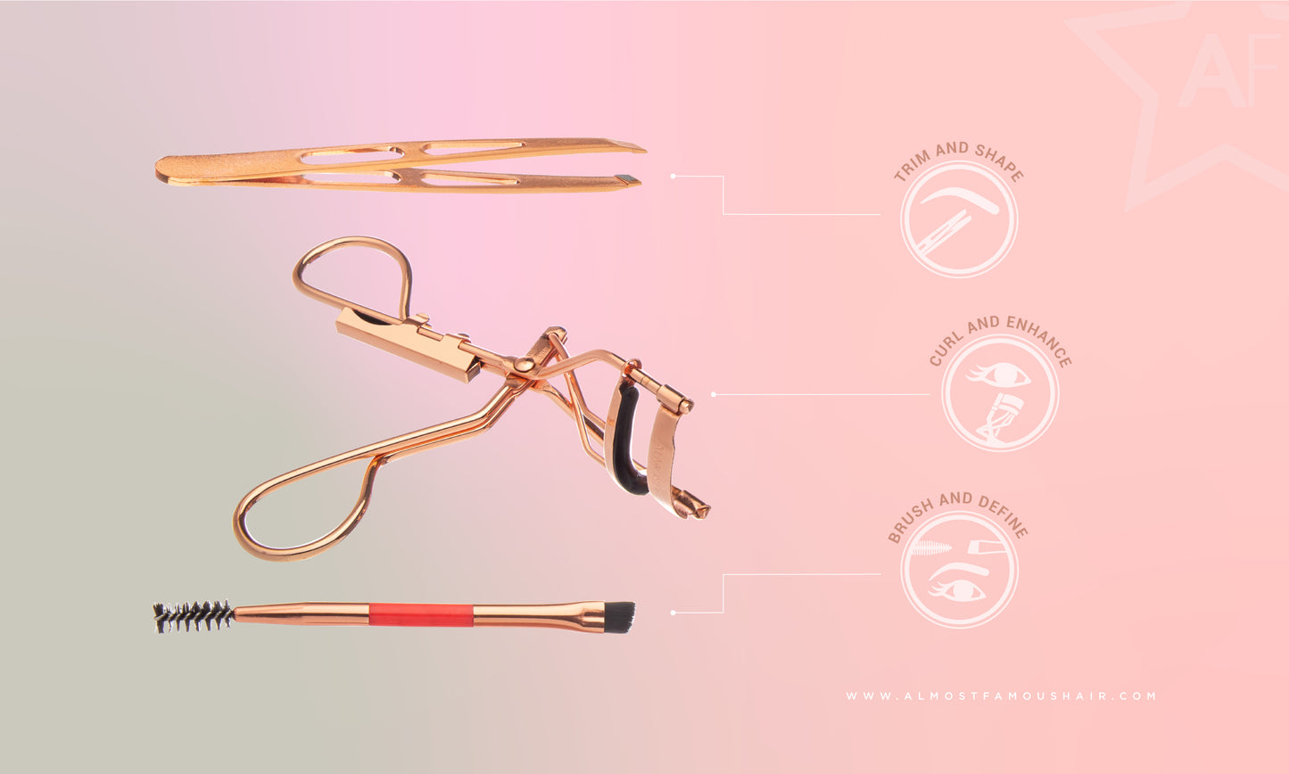Almost famous Lash Lifter Premium Eye Care Kit - Rose Gold